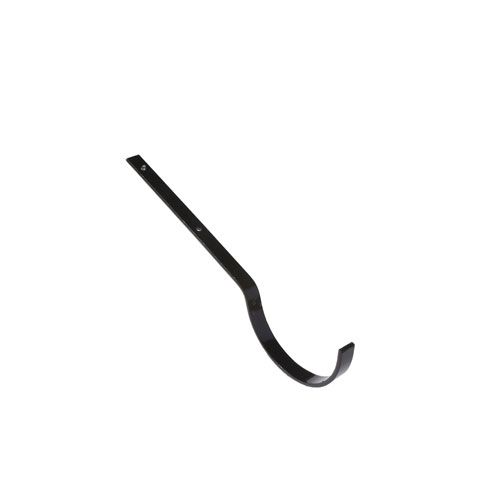 Product image for Cast Iron Deep Style Guttering Top Rafter Bracket 100mm - Black Finish