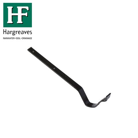 Product image for Cast Iron OG Guttering Top Fixing Rafter Bracket - 115mm Black
