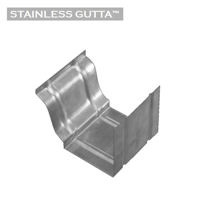Product image for Metal Gutta Stainless Steel 127mm Ogee Gutter Union Bracket