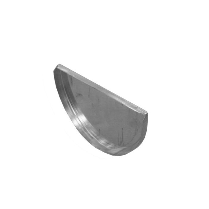 Product image for Metal Gutta Stainless Steel 185mm Half Round Gutter Stop End