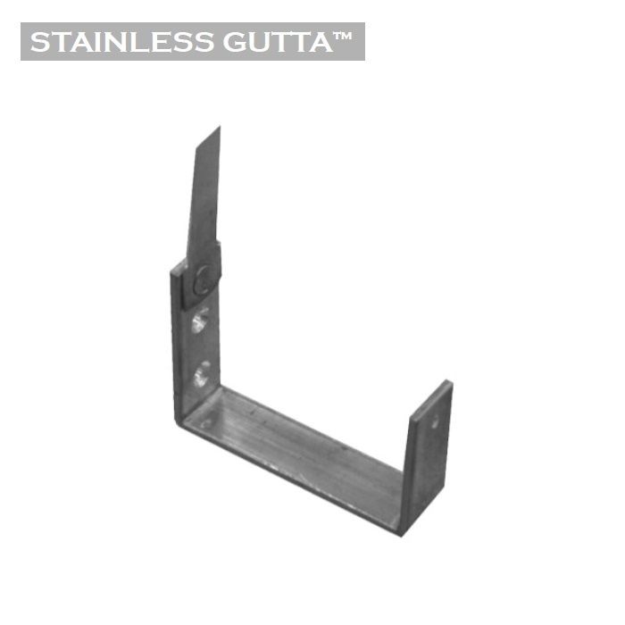 Product image for Metal Gutta Stainless Steel 120mm Box Gutter Fascia Bracket