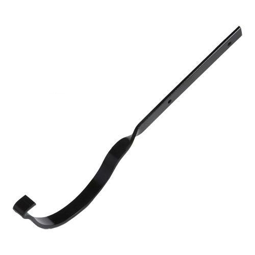 Product image for Cast Iron Beaded Guttering Side Fix Rafter Bracket -100mm Black Finish