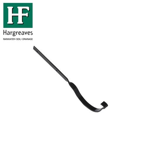 Product image for Cast Iron Beaded Guttering Side Fix Rafter Bracket - 125mm Black Finish