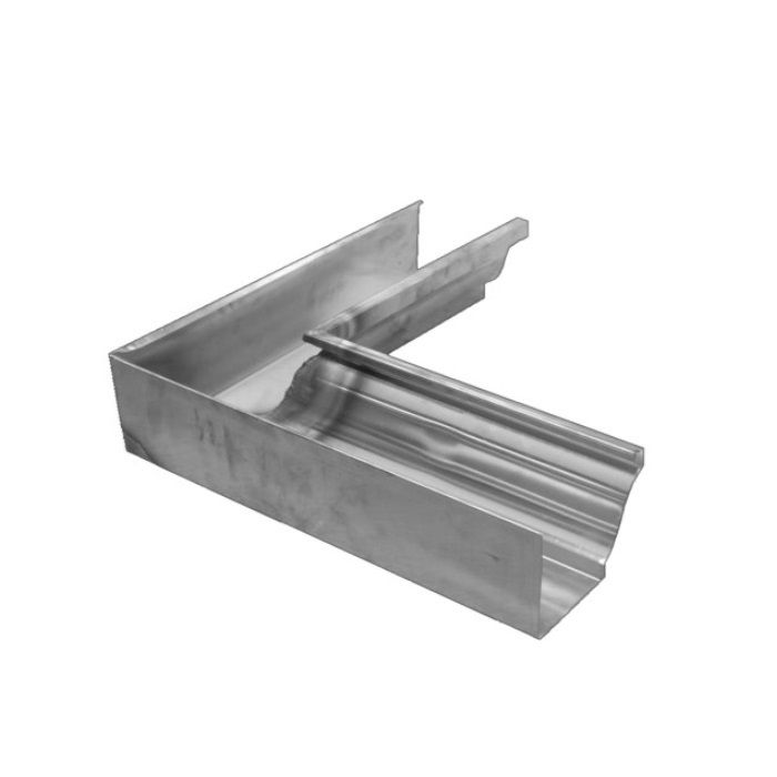 Product image for Metal Gutta Stainless Steel 152mm Ogee Gutter Internal Corner - 135dg