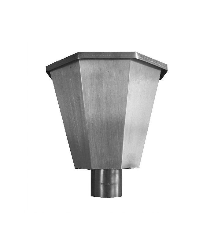 Product image for Metal Gutta Stainless Steel Hopper Head Margaret - 80mm
