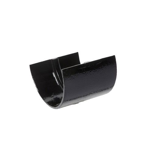 Product image for Cast Iron Deep Style Guttering Union Joint 125mm - Black Finish