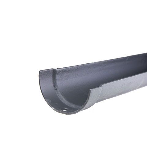 Product image for Cast Iron Deep Style Guttering Length 1.8m - 125mm Primed Finish