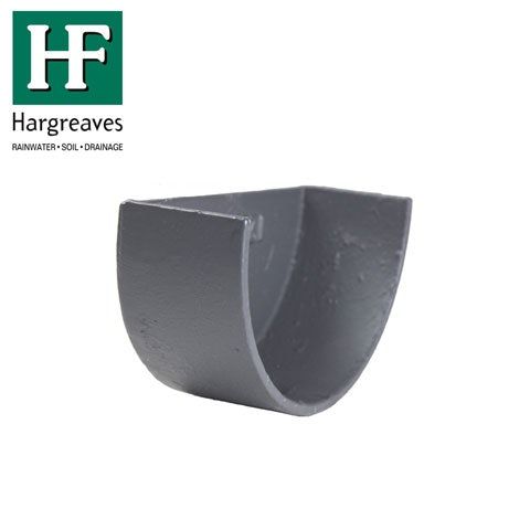 Product image for Cast Iron Deep Style Guttering Internal Stopend 125mm - Primed Finish