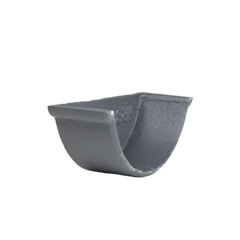 Product image for Cast Iron Beaded Guttering Internal Stopend - 125mm Black Finish