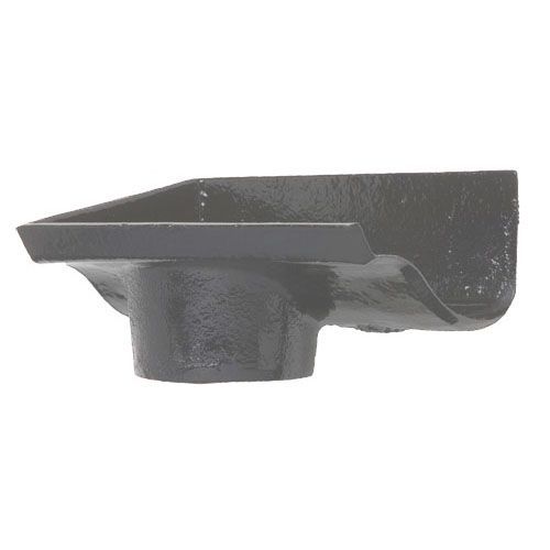 Product image for Cast Iron OG Guttering Dropend Internal 100x75mm Outlet -Primed Finish
