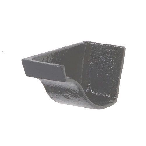 Product image for Cast Iron OG Guttering Internal Stopend - 100mm Primed Finish