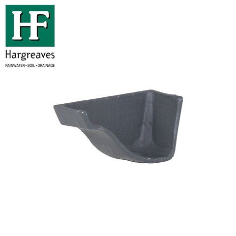 Product image for Cast Iron OG Guttering Internal Stopend - 115mm Primed Finish