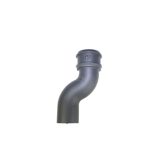 Product image for Cast Iron Round Downpipe 75mm Offset Bend 65mm - Primed Finish