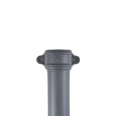 Product image for Cast Iron Round Downpipe 75mm x 1.8m Length - Primed Finish