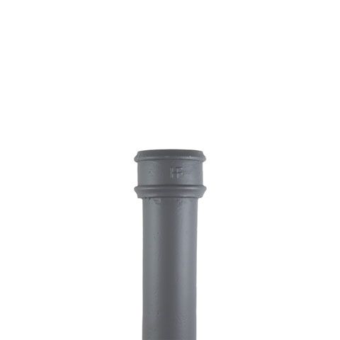 Product image for Cast Iron Round Downpipe 100mm x 1.8m Length - Primed Finish