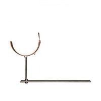 Image of Metal Gutta Copper 185mm Half Round Gutter Rise and Fall Bracket
