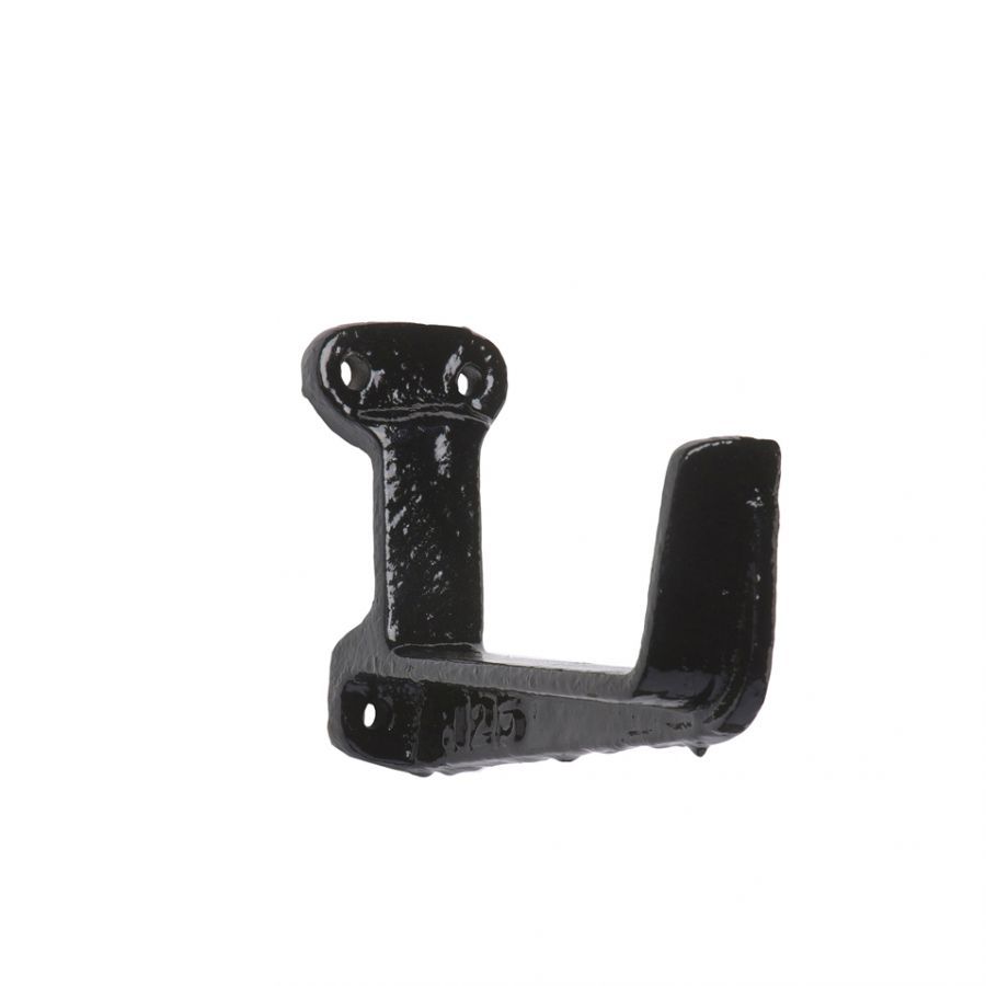 Product image for Cast Iron Box Guttering Fascia Bracket 100mm x 75mm - Black Finish