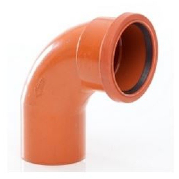 Product image for Polypipe Bend UG412 110mm 87.5deg Single Socket
