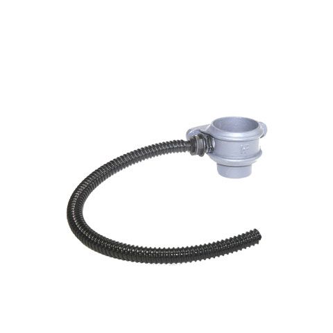 Product image for Cast Iron Round Downpipe Rainwater Left Diverter 65mm - Primed Finish