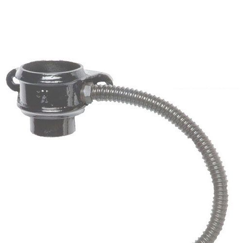 Product image for Cast Iron Round Downpipe Rainwater Right Diverter 100mm -Primed Finish