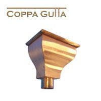 Product image for Metal Gutta Copper Hopper Head Catherine - 80mm