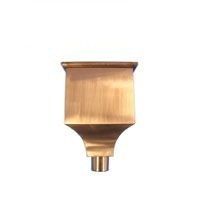 Image of Metal Gutta Copper Hopper Head Victoria - 80mm