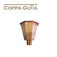 Product image for Metal Gutta Copper Hopper Head Margaret - 80mm