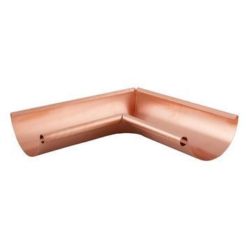 Product image for Lindab 100mm Copper 90dg Internal Gutter Corner