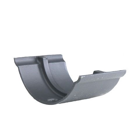 Product image for Cast Iron Beaded Guttering Union Joint - 115mm Black Finish
