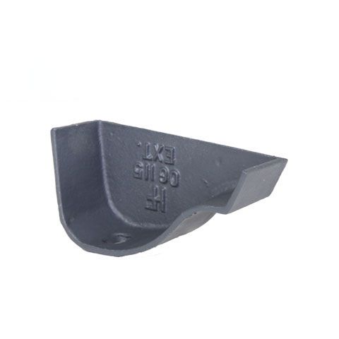 Product image for Cast Iron OG Guttering External Stopend - 125mm Primed Finish
