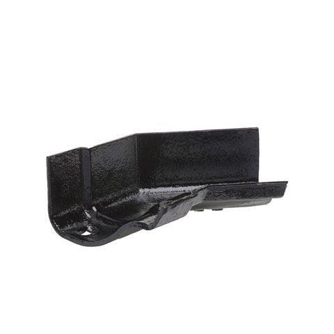 Product image for Cast Iron OG Guttering 135Dg Internal Angle - 115mm Black Finish