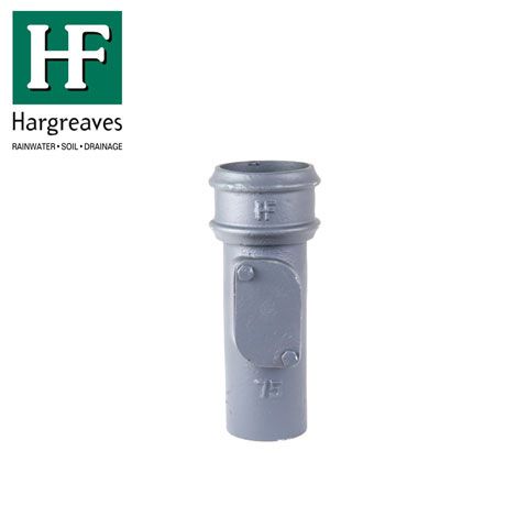 Product image for Cast Iron Round Downpipe Access Point 65mm - Primed Finish
