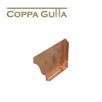 Product image for Metal Gutta Copper 127mm Ogee Gutter Left Hand Stop End