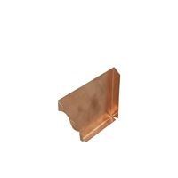 Product image for Metal Gutta Copper 152mm Ogee Gutter Left Hand Stop End