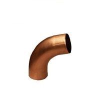 Product image for Metal Gutta Copper Round 100mm Downpipe Bend - 72dg