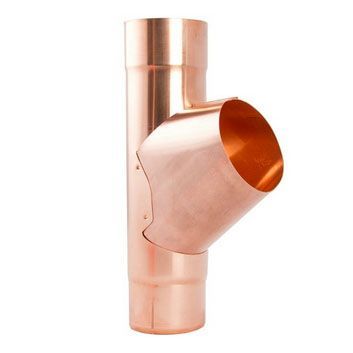 Product image for Lindab 75mm Copper Adjustable Pipe Branch
