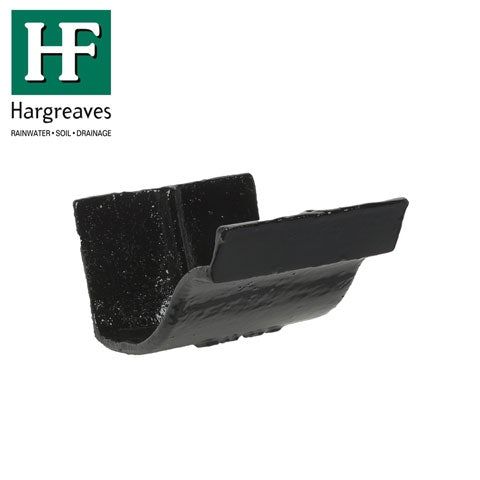 Product image for Cast Iron OG Guttering Union Joint - 125mm Black Finish