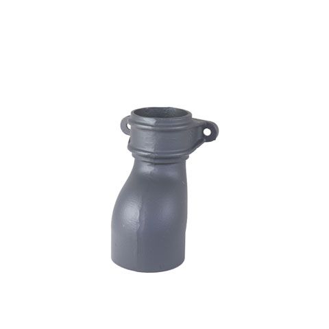 Product image for Cast Iron Round Downpipe Anti Splash Eared Shoe 150mm - Primed Finish
