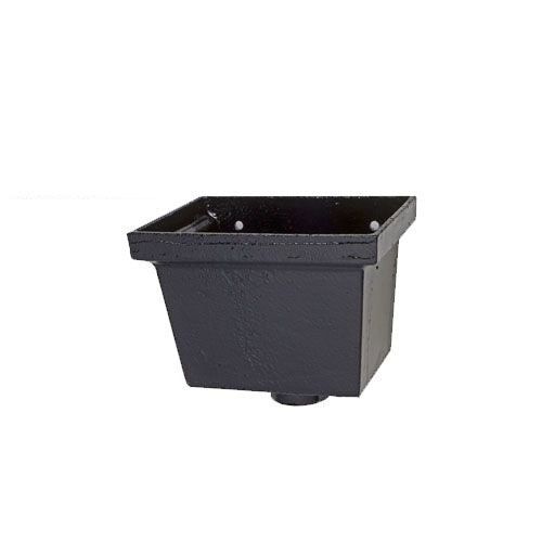 Product image for Primed Cast Iron Hopper Head Rectangular 305mm x 250mm x 200mm