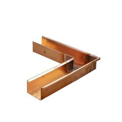 Product image for Metal Gutta Copper 90mm Box Gutter External Corner - 90dg