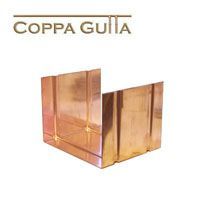 Product image for Metal Gutta Copper 90mm Box Gutter Union Bracket
