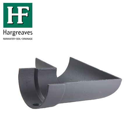 Product image for Cast Iron Deep Style Guttering 90Dg Left Hand Angle - 100mm Primed