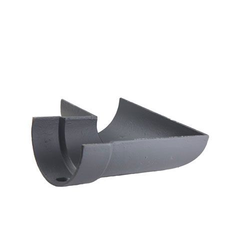 Product image for Cast Iron Deep Style Guttering 90Dg Left Hand Angle - 100mm Primed