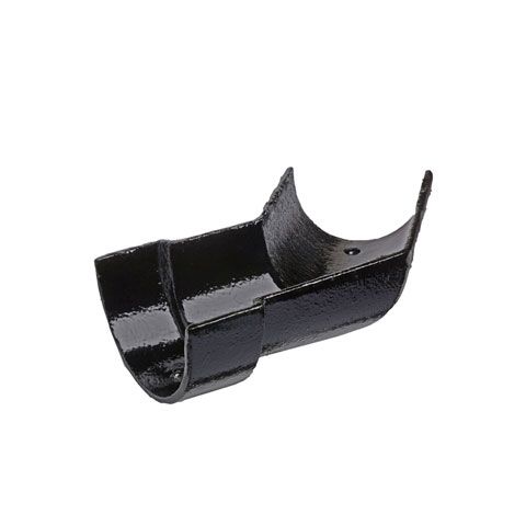 Product image for Cast Iron Deep Style Guttering 135Dg Left Hand Angle - 125mm Black