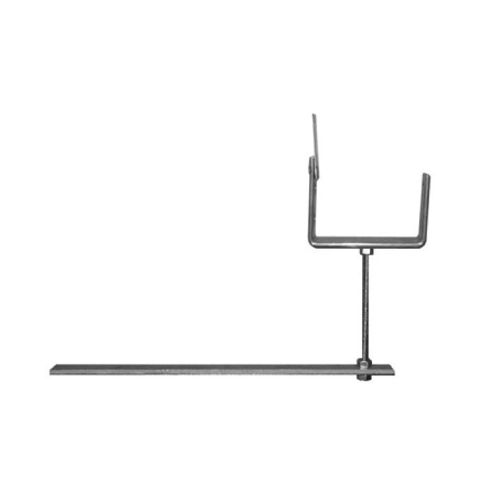 Product image for Metal Gutta Stainless Steel 90mm Box Gutter Rise and Fall Bracket