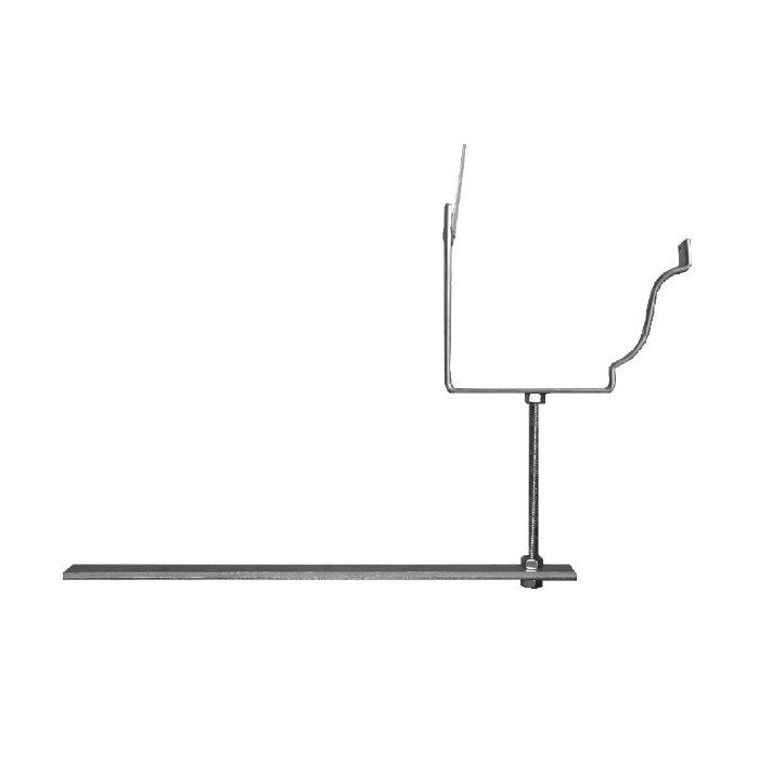 Product image for Metal Gutta Stainless Steel 127mm Ogee Gutter Rise and Fall Bracket