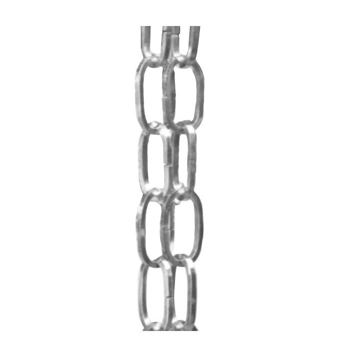 Product image for Metal Gutta Stainless Steel Downpipe Solid Square Rainchain - 2.5m