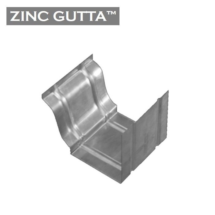 Product image for Metal Gutta Zinc 127mm Ogee Gutter Union Bracket