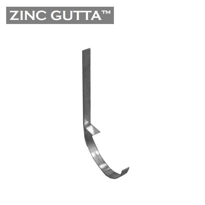 Image of Metal Gutta Zinc 185mm Half Round Gutter Rafter Bracket