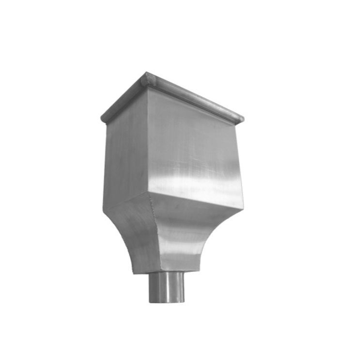 Product image for Metal Gutta Zincl Hopper Head Victoria - 80mm